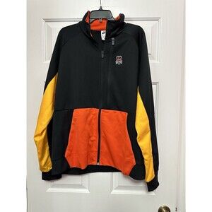 Size XXL Nike Mens Basketball Frenzy Skull Full Zip Track Jacket Black Orange